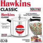Hawkins Classic 10 L Pressure Cooker (CL10)