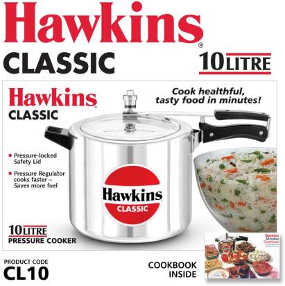 Hawkins Classic 10 L Pressure Cooker (CL10) Main Image
