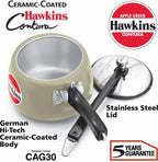 Hawkins Ceramic Coated Contura 3 L Pressure Cooker (CAG30)