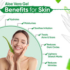 Kazima Pure Aloe Vera Gel For Hair, Acne, Scars, Dark Circles & Sunburn