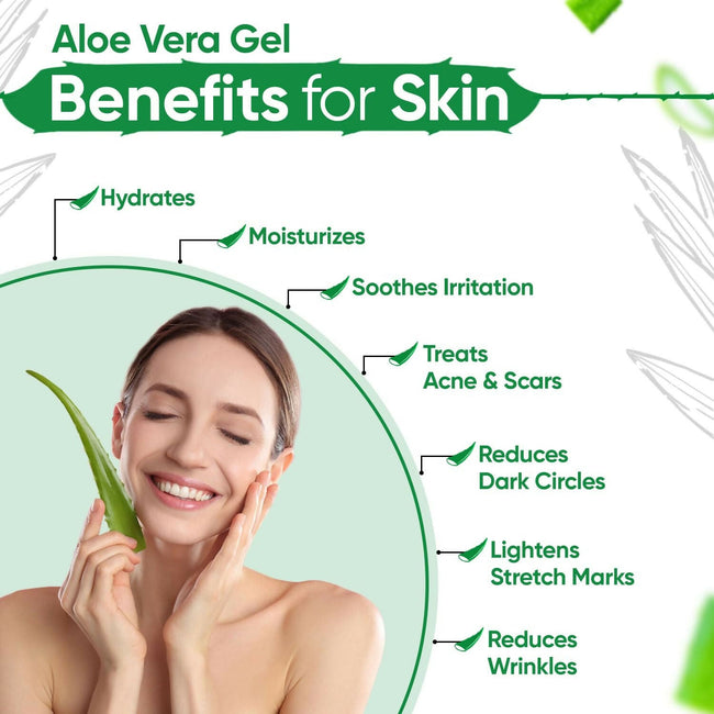 Kazima Pure Aloe Vera Gel For Hair, Acne, Scars, Dark Circles & Sunburn Main Image
