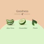 Carmesi Facial Shaving Balm for Women - 2-in-1 (Pre + Post-Shave) - Aloe Vera, Cucumber, Neem