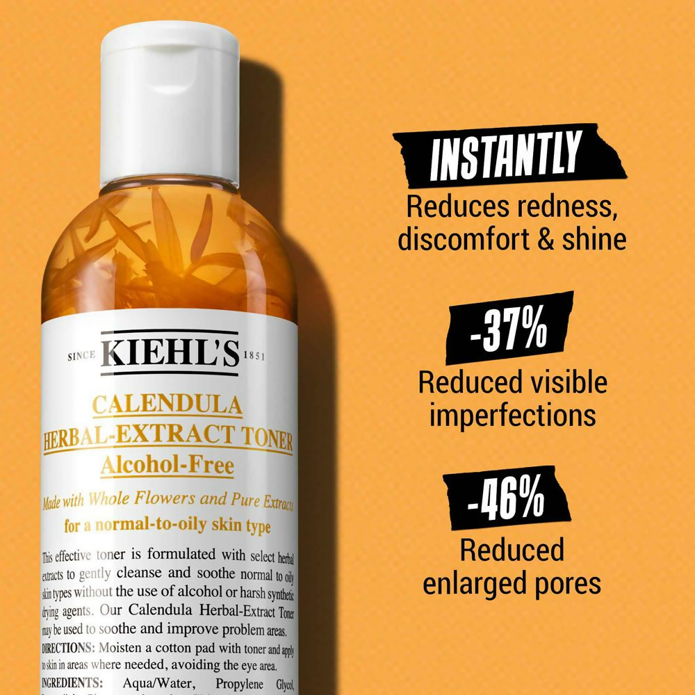 Kiehl's Calendula Herbal Extract Alcohol-Free Toner For Normal To Oily Skin