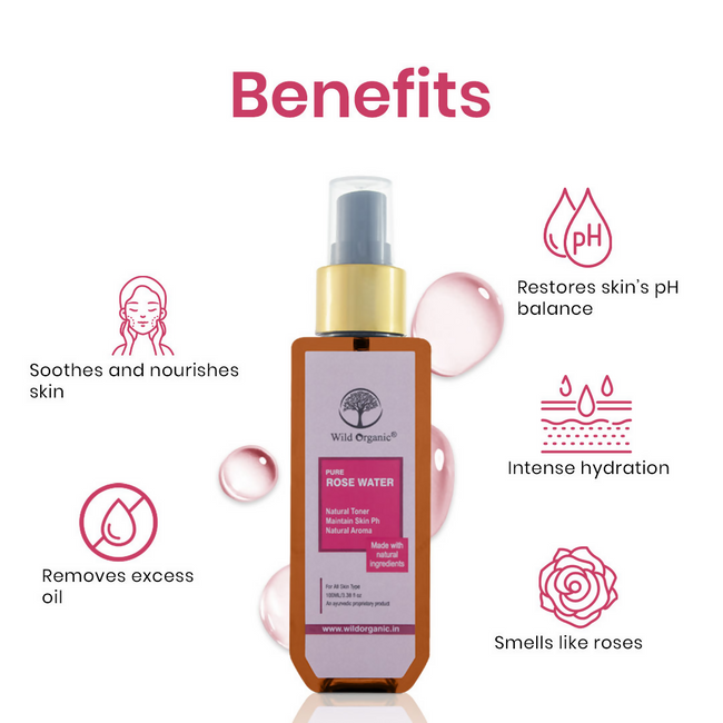 Wild Organic Rose Water Skin Toner Main Image
