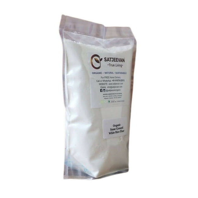 Satjeevan Organic Stone-Ground White Rice Flour Main Image
