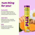 PLIX The Plant Fix Acne Fighter Effervescent Tablets - Mango