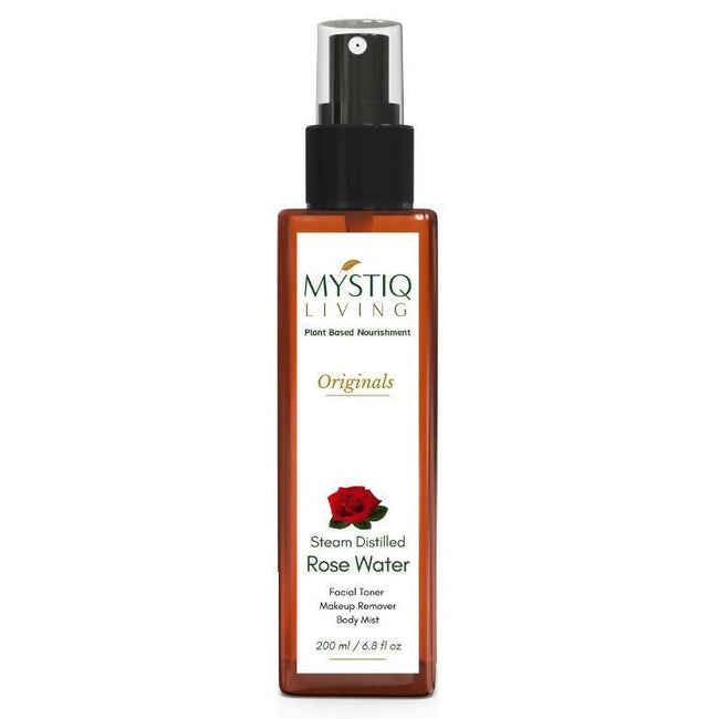 Mystiq Living Rose Water Pure & Natural Spray Face Toner, Gulab Jal For Skin & Hair Hover Image