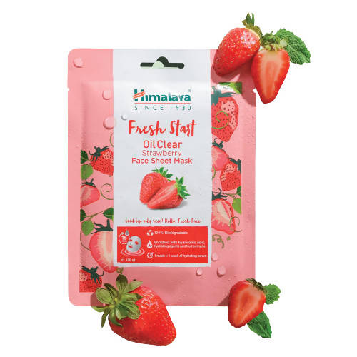 Himalaya Fresh Start Oil Clear Strawberry Face Sheet Mask Hover Image