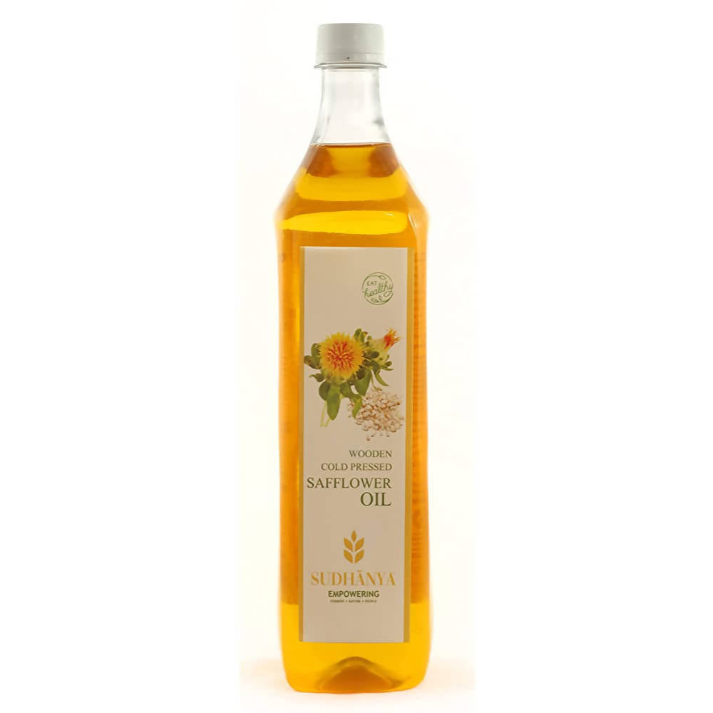 Sudhanya Safflower Oil - Wooden Cold Pressed