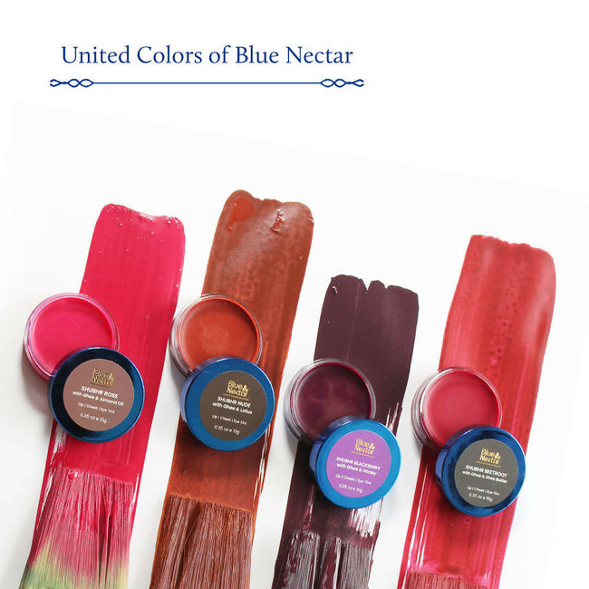 Blue Nectar Shubhr Beetroot Lip, Cheek & Eye Tint with Ghee & Almond Oil Main Image