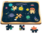 Webby Outer Space Solar System Wooden Jigsaw Puzzle - 40 Pcs