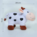 Webby Plush Standing Cow with Smiling Face Stuffed Soft Toy for Kids