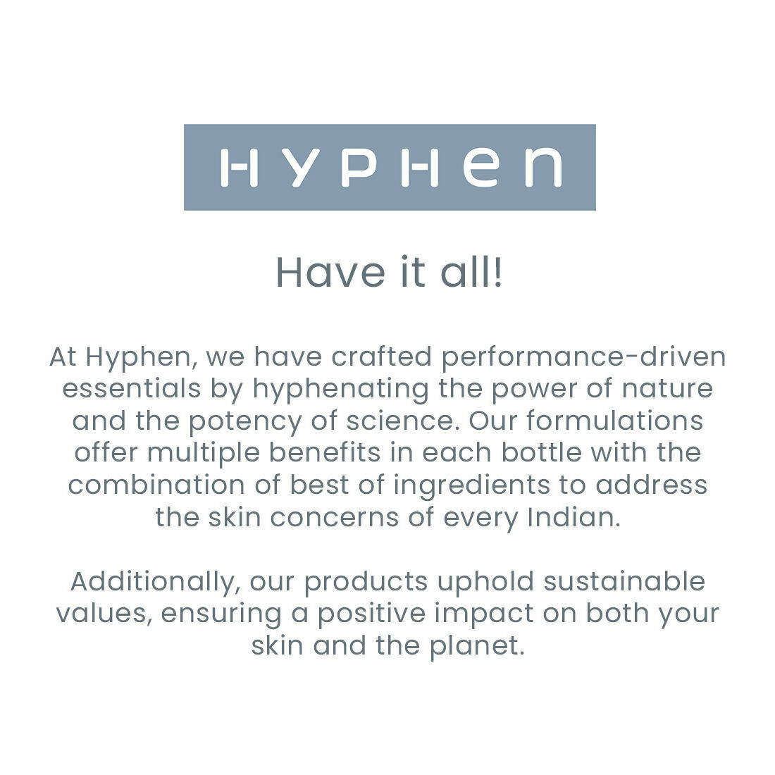 Hyphen By Kriti Sanon CMS (Cleanser, Moisturizer, Sunscreen) Normal to Dry Skin Combo