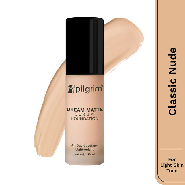 Pilgrim Dream Matte Serum Foundation With Matte & Poreless All Day Coverage Lightweight - Classic Nude Main Image