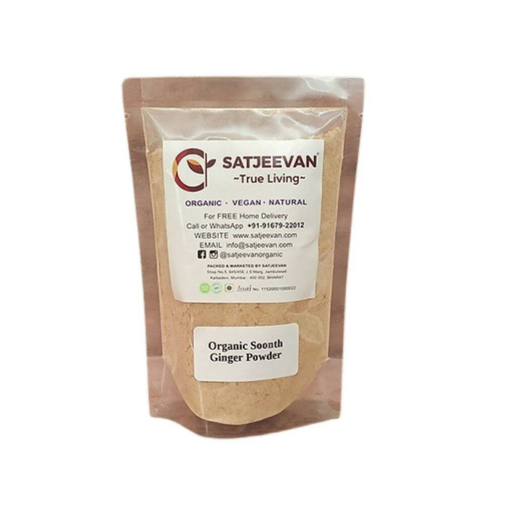 Satjeevan Organic Soonth Ginger Powder