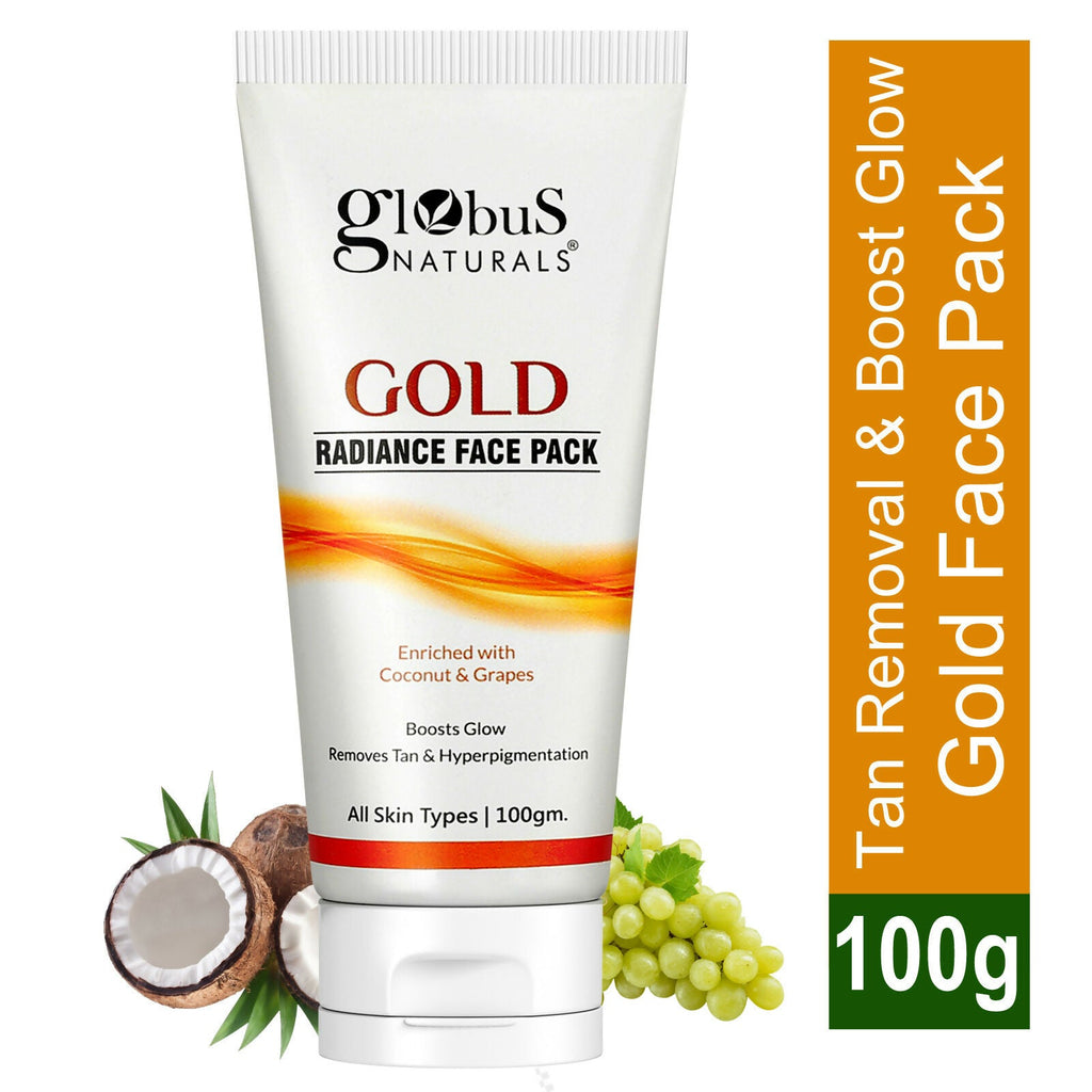 Globus Naturals Gold Radiance Anti Ageing & Brightening Face Pack