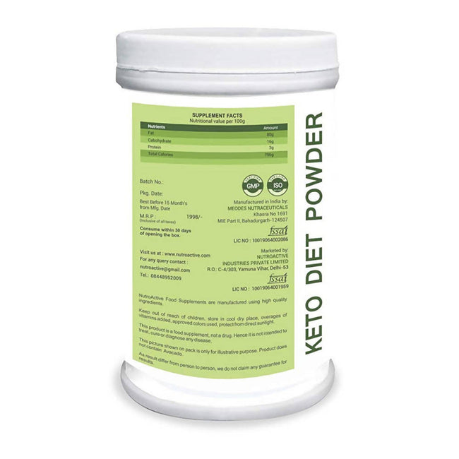 NutroActive LipoQuick Keto Diet Meal Replacement Powder Main Image