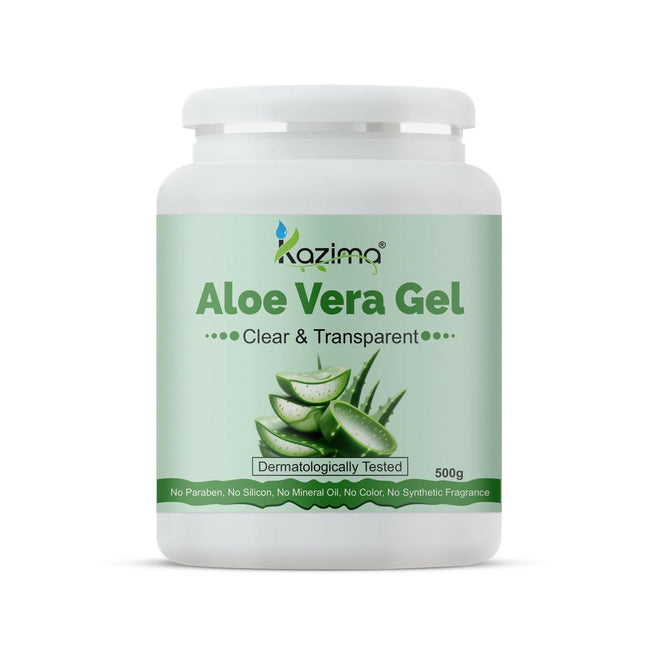 Kazima Pure Aloe Vera Gel For Hair, Acne, Scars, Dark Circles & Sunburn Hover Image