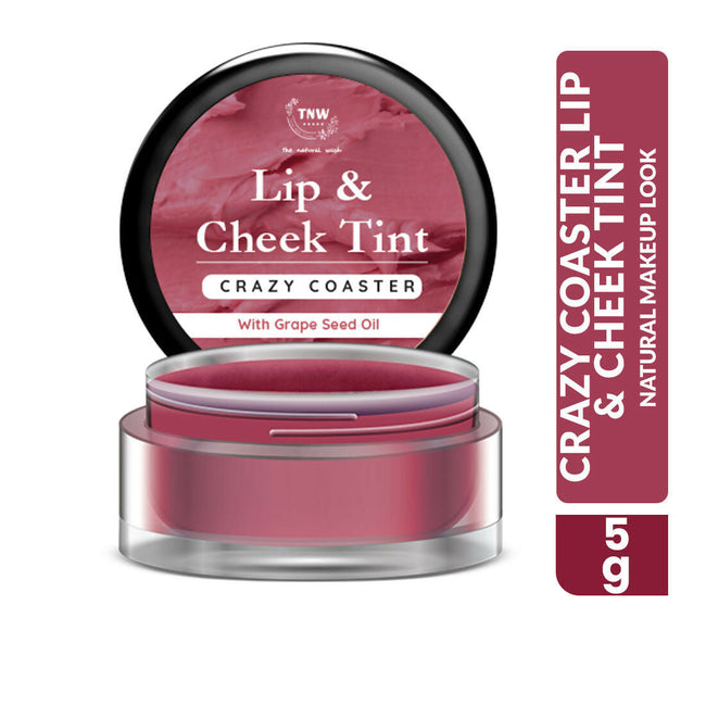 The Natural Wash Crazy Coaster Lip & Cheek Tint with Grape Seed Oil Main Image