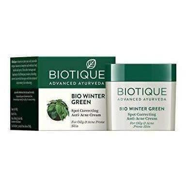 Biotique Bio Winter Green Spot Correcting Anti Acne Cream, 15g Main Image