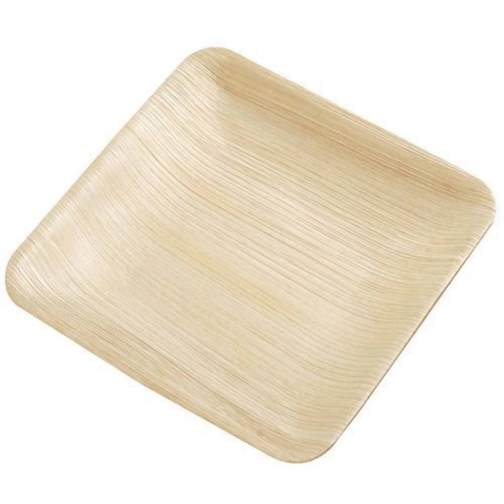 Eco Friendly Areca Leaf 8" Square Plate