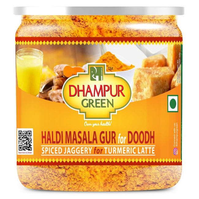 Dhampur Green Haldi Masala Gur for Doodh Hover Image