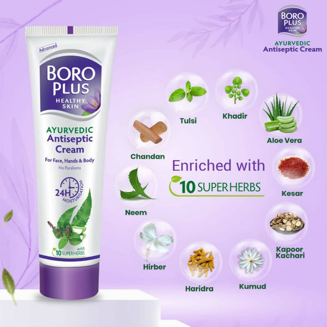 BoroPlus Ayurvedic Antiseptic Moisturisation Cream for Face, Hand & Body Main Image