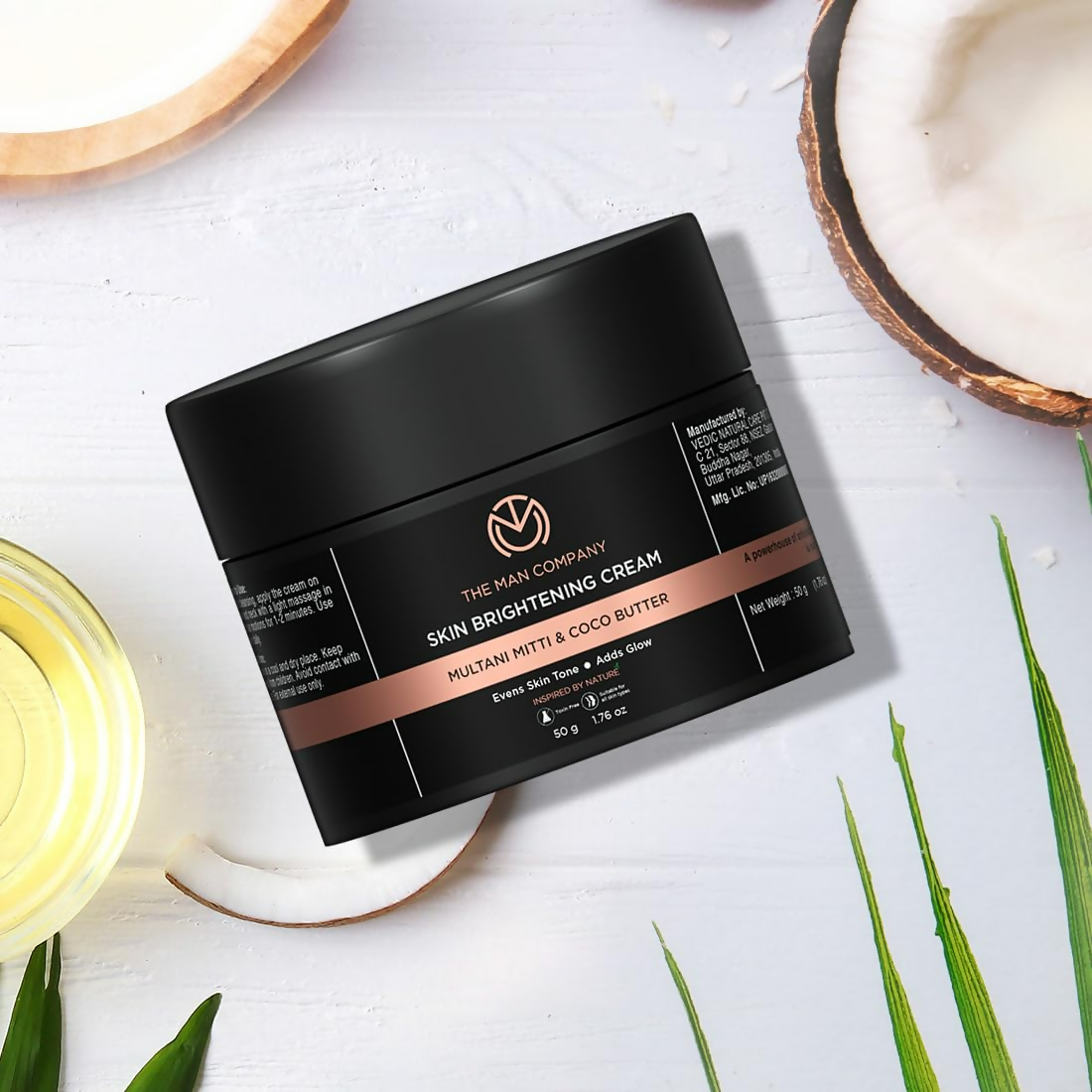The Man Company Skin Brightening Cream Multani Mitti