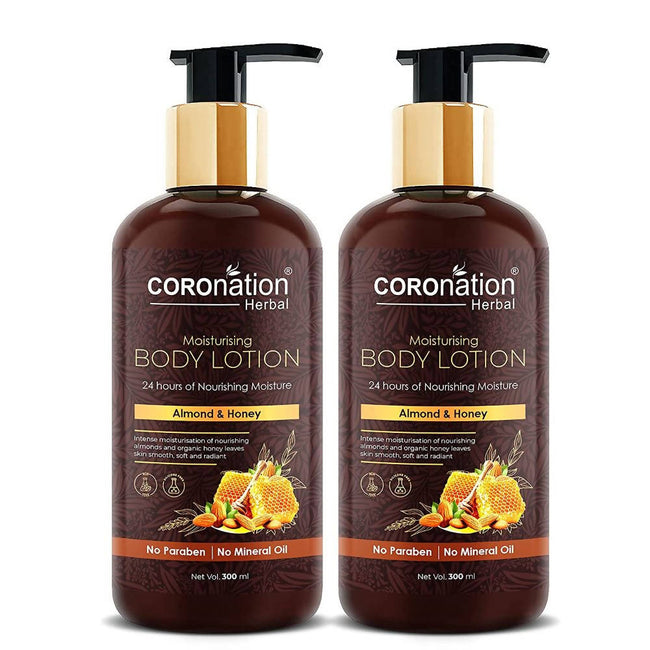 Coronation Herbal Almond & Honey Moisturising Body Lotion Main Image