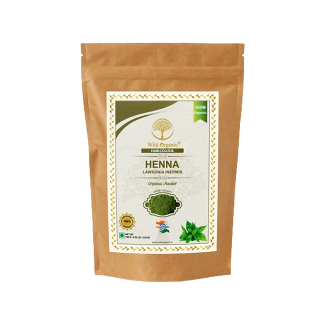 Wild Organic Henna Hair Colour Powder For Smooth Hair Pack Hover Image