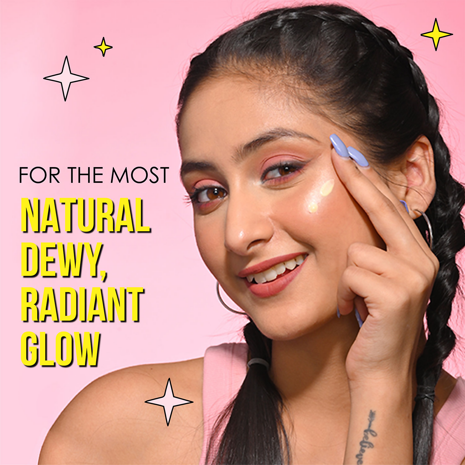 Blue Heaven Prime & Shine Flawless Illuminating Primer & Strobe Cream - Golden Pink