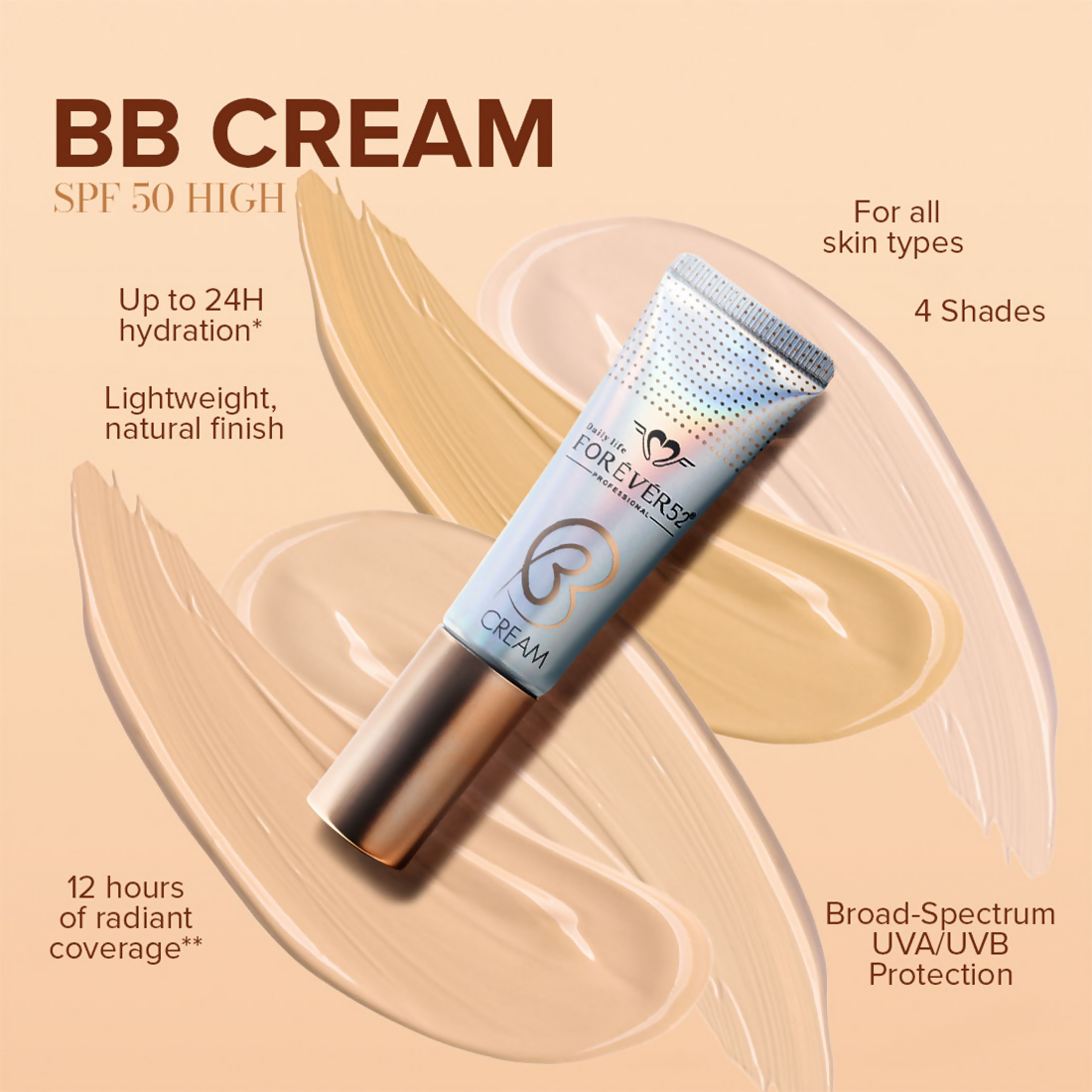 Daily Life Forever52 BB Cream Spf 50 ZB004 Soft Ivory