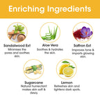 TAC - The Ayurveda Co. Ubtan Serum Sheet Mask | with Sandalwood, Saffron & Turmeric