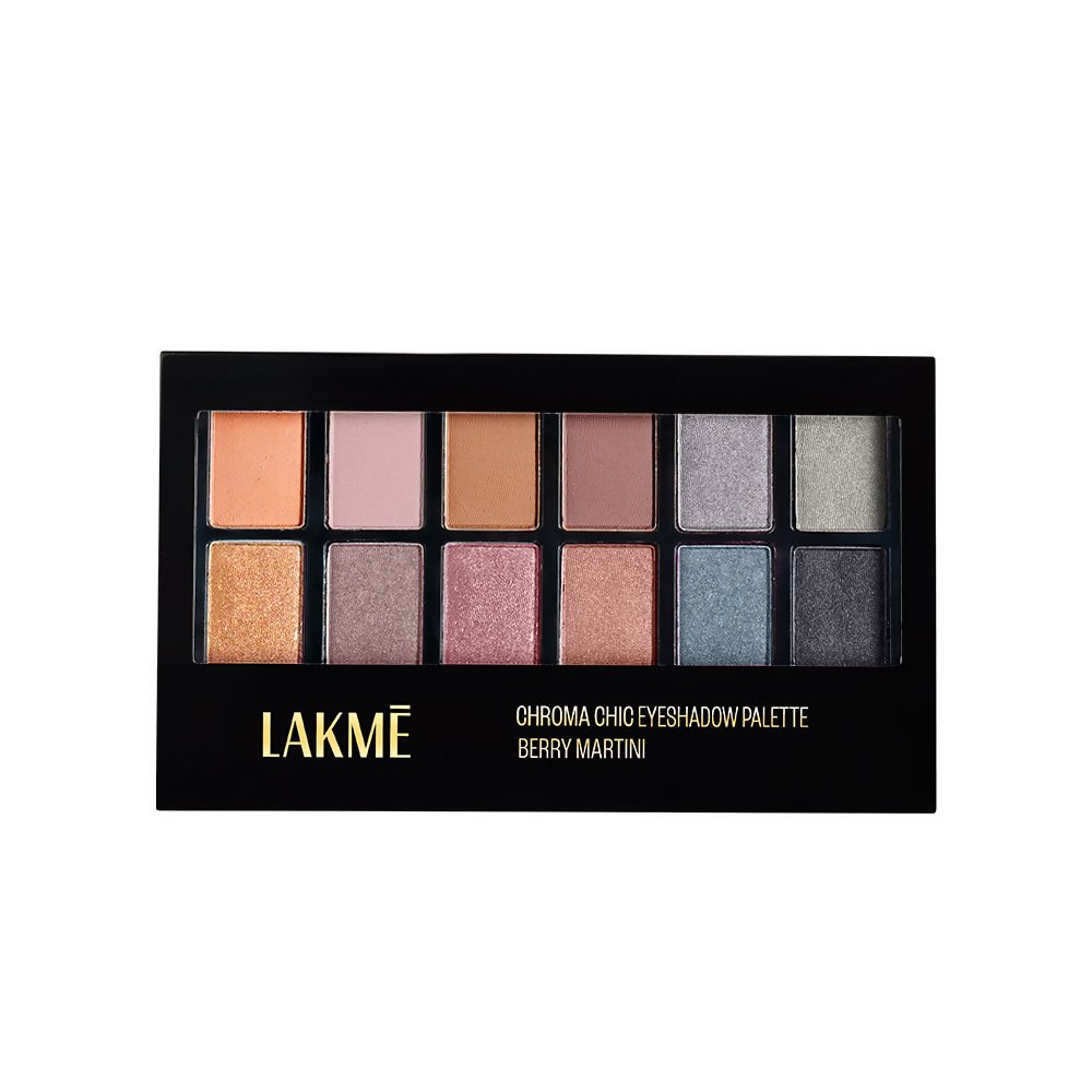 Lakme Glitterati Chroma Chic Eye Shadow Palette - Stilettos