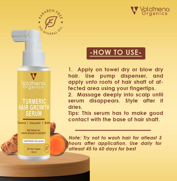 Volamena Turmeric Hair Growth Serum