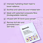 Quench Botanics Birch Please Sheet Mask for Intense Hydration - Korean Skincare