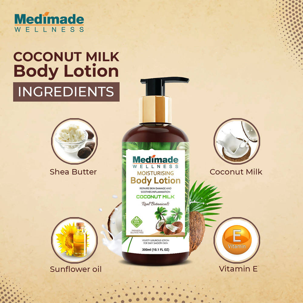 Medimade Wellness Moisturising Body Lotion With Coconut Milk