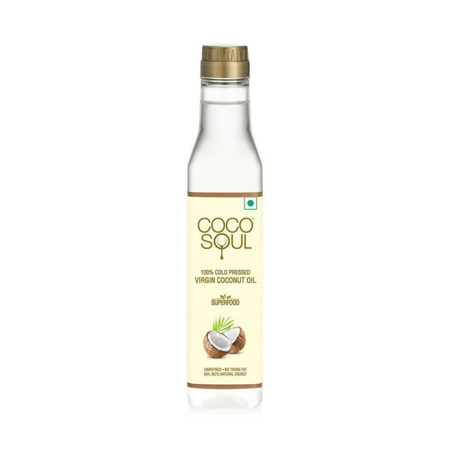 Coco Soul Cold Pressed Natural Virgin Coconut Oil Hover Image