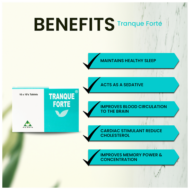 Alopa Herbal Tranque Forte Tablets Main Image