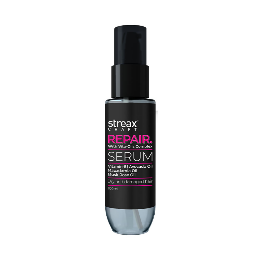 Streax Craft Repair Hair Serum For Dry and Damaged Hair Repair With Vita-Oils Complex
