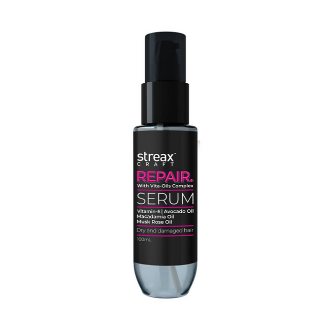 Streax Craft Repair Hair Serum For Dry and Damaged Hair Repair With Vita-Oils Complex Hover Image