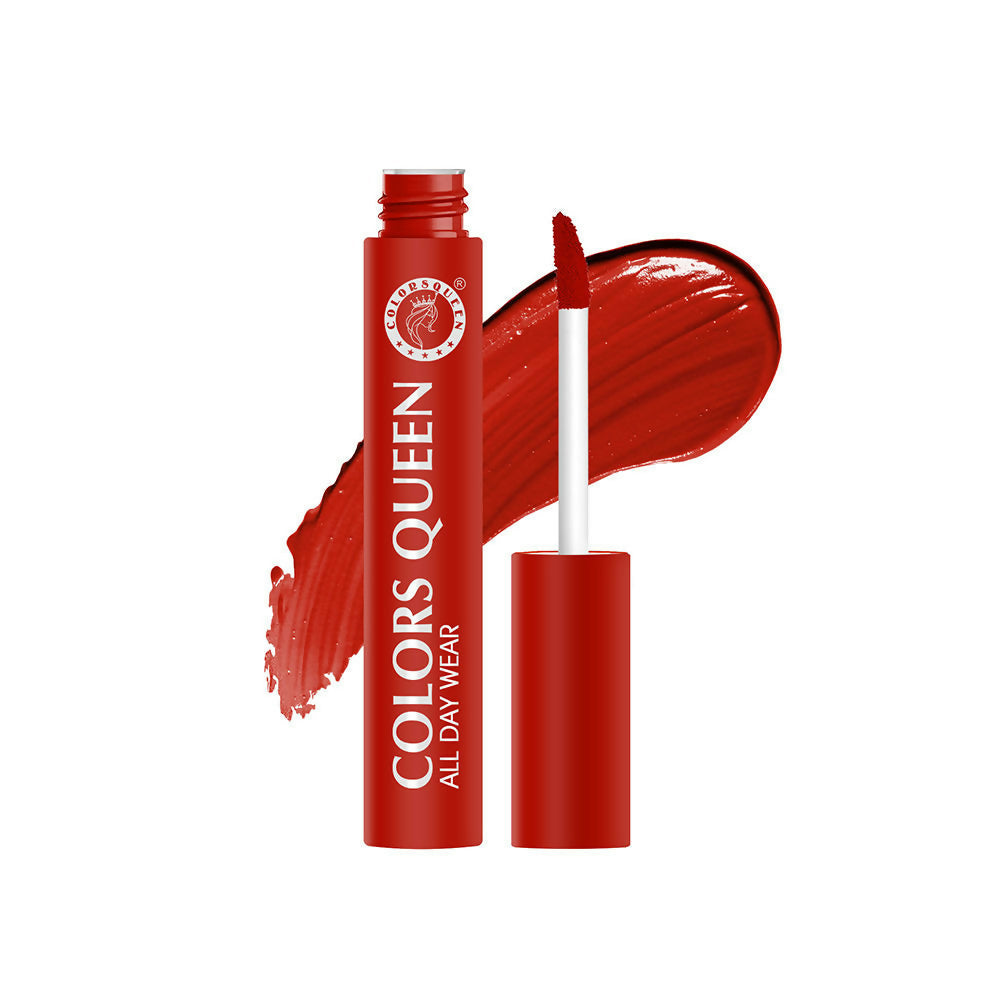 Colors Queen All Day Wear Liquid Lipstick - Retro Red