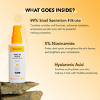 Bella Vita Organic Snail 99 Mucin Face Moisturizer