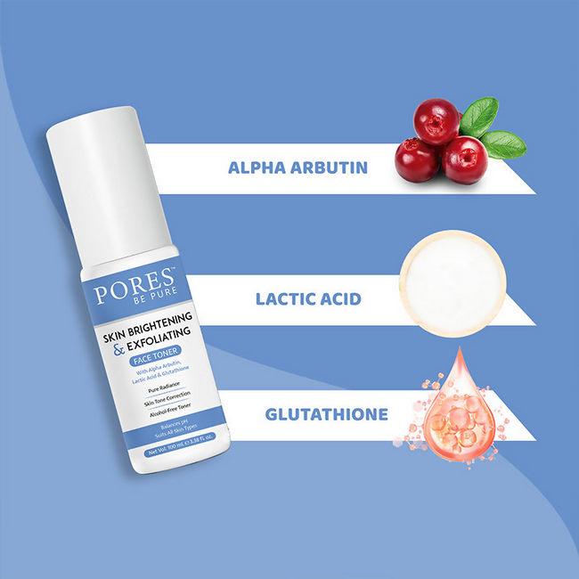 Pores Be Pure Skin Brightening & Exfoliating Face Toner Main Image