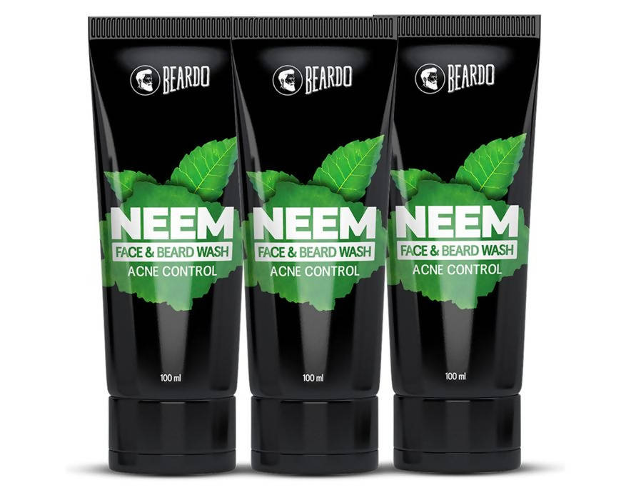 Beardo Neem Face Wash & Beard Wash Acne Control