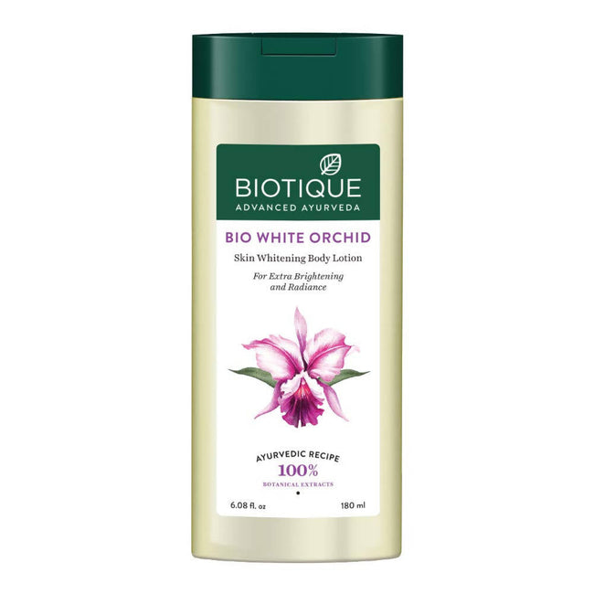 Biotique Advanced Ayurveda Bio White Orchid Skin Whitening Body Lotion Main Image