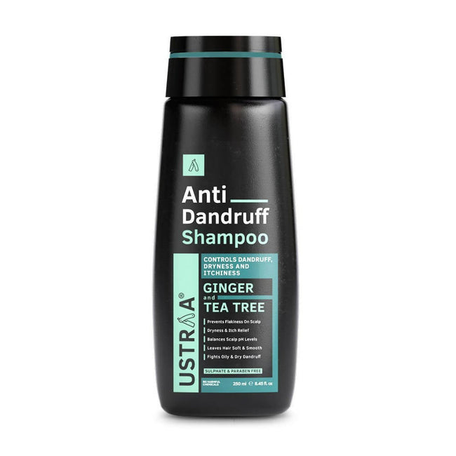 Ustraa Anti Dandruff Hair Shampoo With Ginger & Tea Tree For Men Hover Image