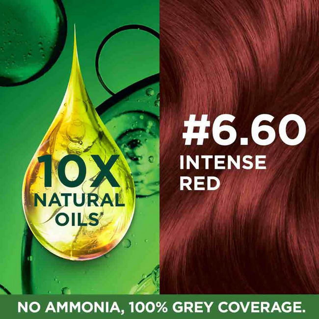 Garnier Color Naturals Creme Riche Hair Color - Shade 6.60 Intense Red Main Image