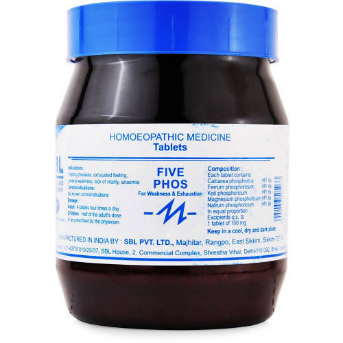 SBL Homeopathy Five Phos Tablet Main Image