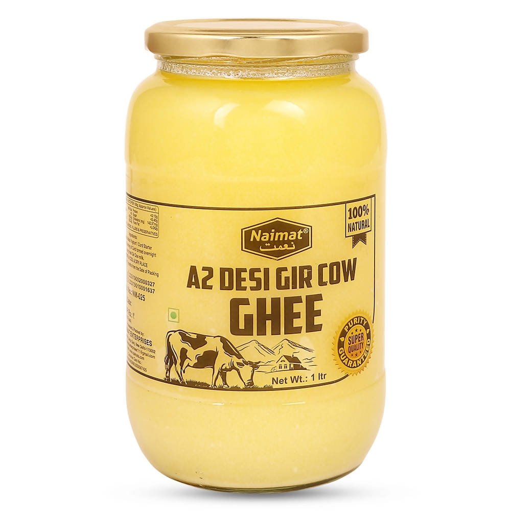Naimat A2 Desi Gir Cow Ghee | Homemade Ghee From Desi Cow Milk | Certified Organic Ghee